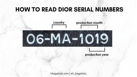 dior date code checker|how to identify dior jewelry.